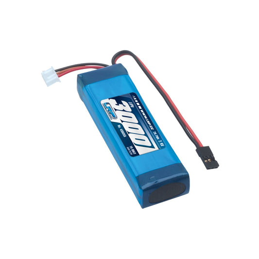 LiPo 3000 TX-Pack Sanwa M12/M12S/MT-4/MT-4S/MT-S/Exzes-Z/SD-10GS / Futaba T7/T10 - TX-only - 7.4V