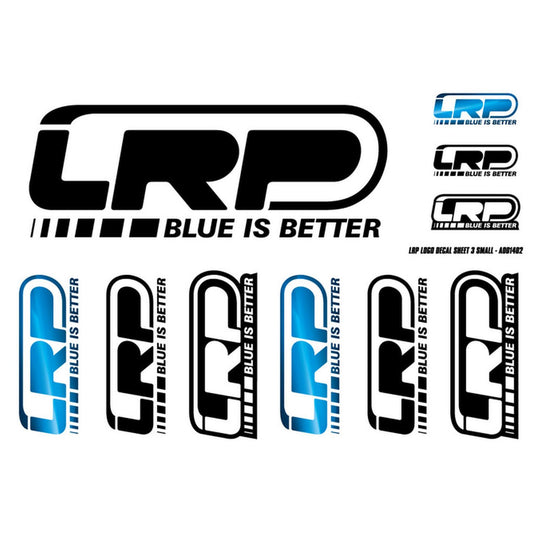 LRP Logo Decal Sheet 3 Small