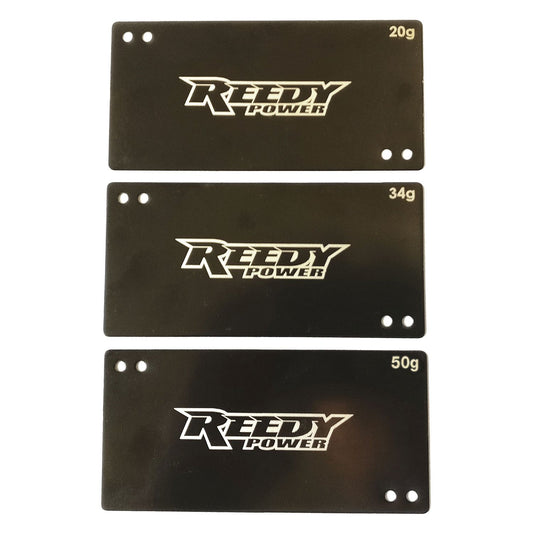 AE27355 - Reedy Power Shorty Battery Weight Set, 20g, 34g, 50g