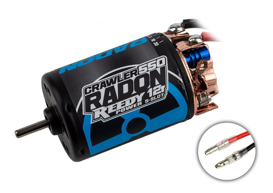 AE27463 - Reedy Power Radon 2 Crawler 550 12T 5-Slot 1850kV Brushed Motor
