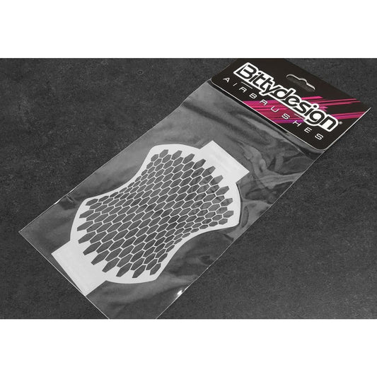 BDSTC-003 - Bittydesign Vinyl Stencil - Honeycomb V2