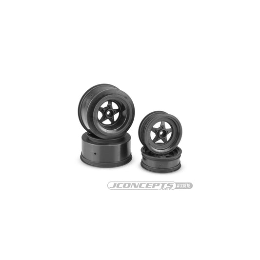 JCO3387B - JConcepts Startec - Slash | Bandit, Street Eliminator Wheel - Black - F&R Set