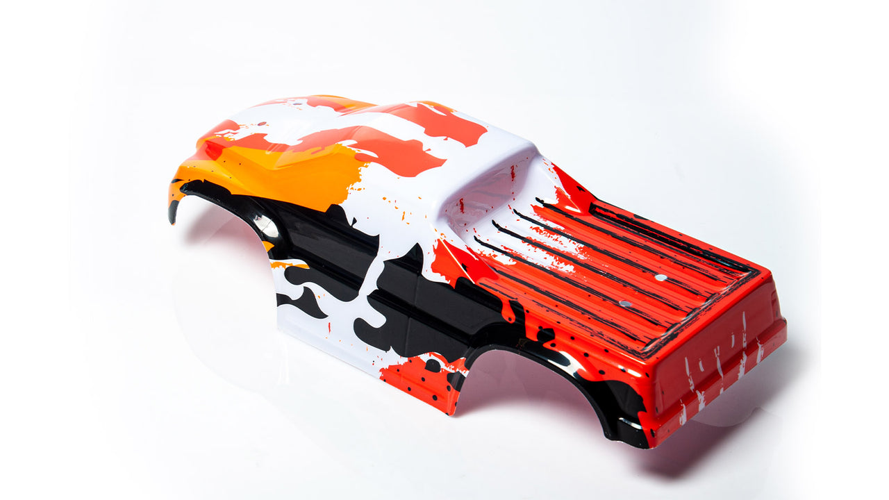 122306 - ANTIX by LRP S10 Blast MT - Karosserie koloriert orange/schwarz/weiss HD