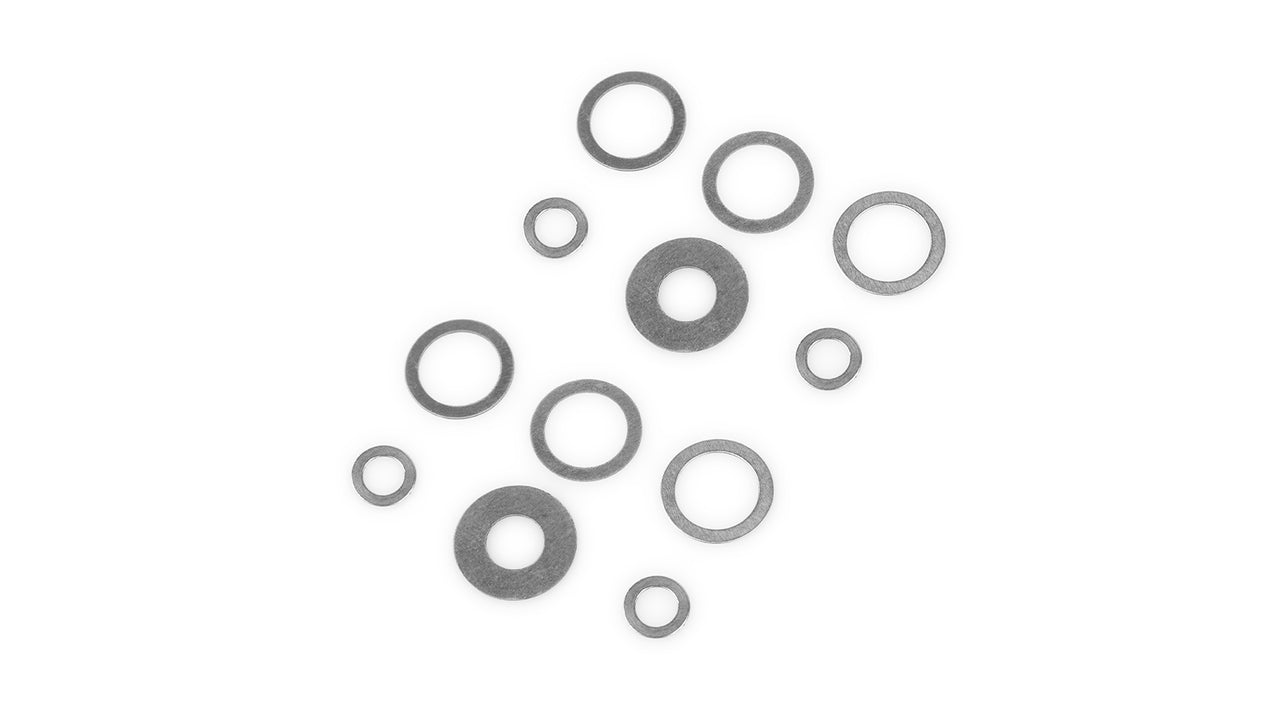 122357 - LRP S10 Blast - Differential-Unterlegscheiben-Set Edelstahl (2 Sets)