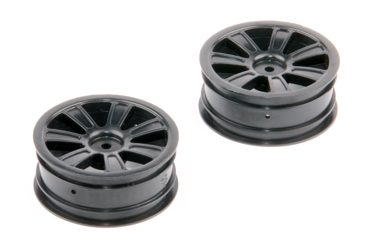 124049 - LRP S10 Twister BX - Speichen Felge VA schwarz (2 Stk.)