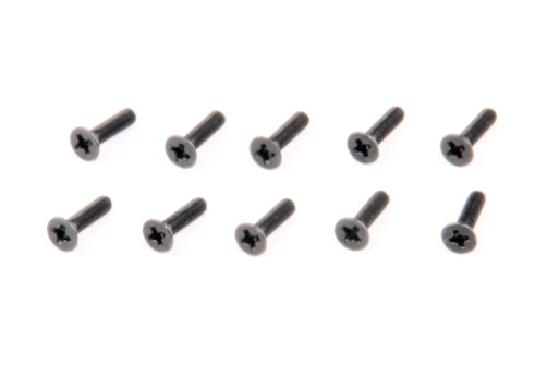 124057 - LRP M3x8mm Kreuzschlitz Senkkopfschraube (10 Stk.)