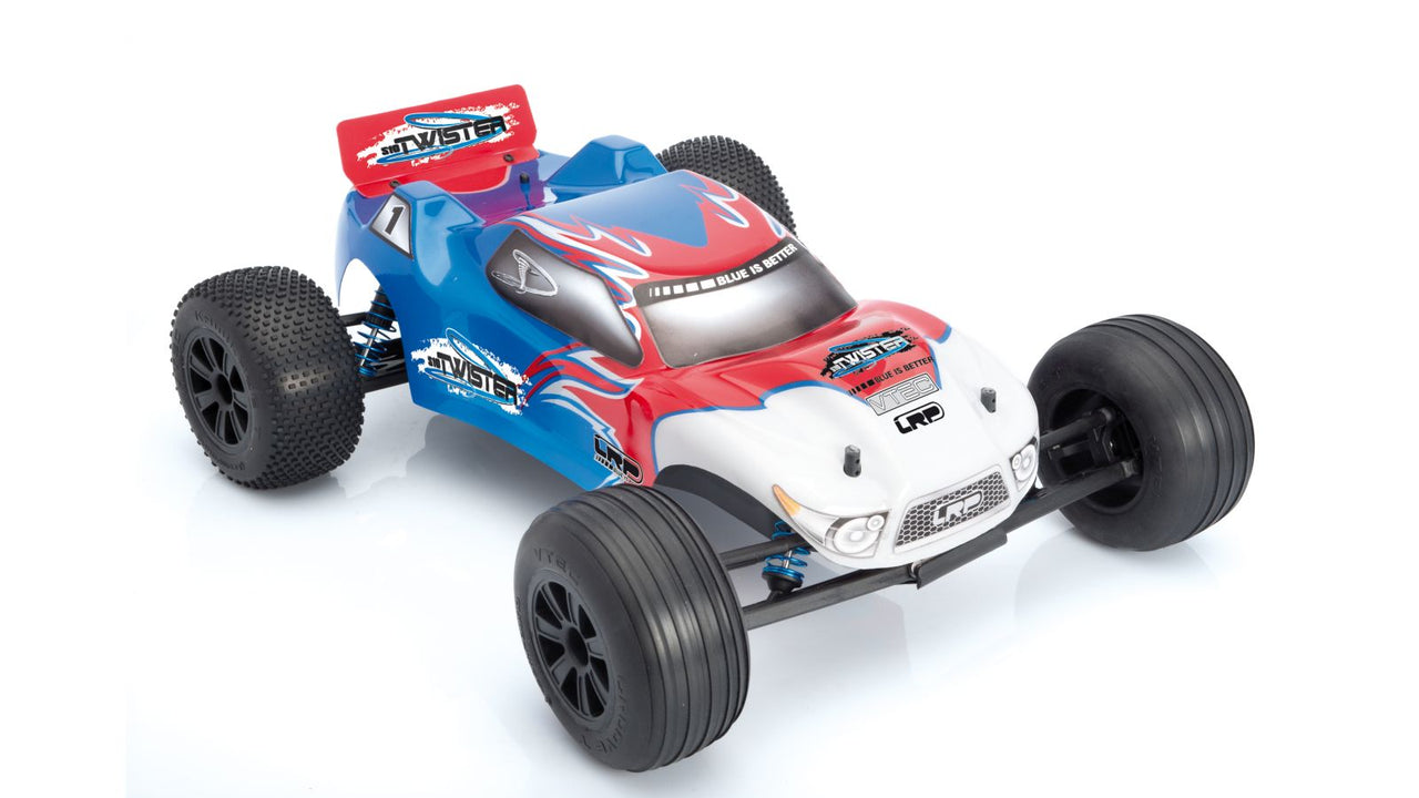 124079 - LRP S10 Twister TX - Karosserie lackiert blau/rot HD