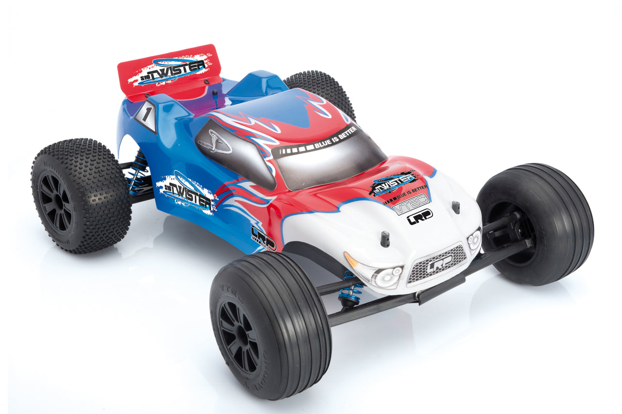 124079 - LRP S10 Twister TX - Karosserie lackiert blau/rot HD
