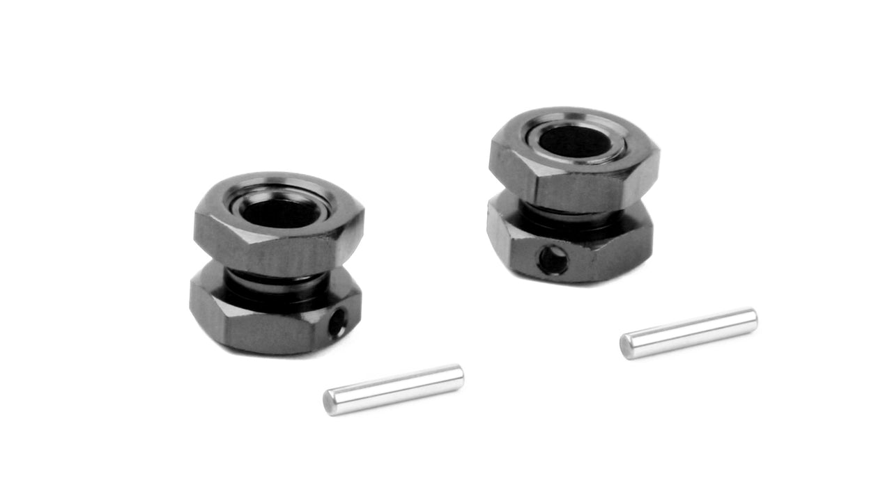 133053 - LRP S8 Rebel BX | BXe - Radmitnehmersatz Sechskant, Aluminium (2 Stk.)