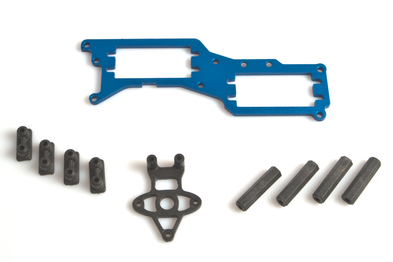 133138 - LRP S8 Rebel TX - Aluminium Servo-Einfassung und Plastikteile