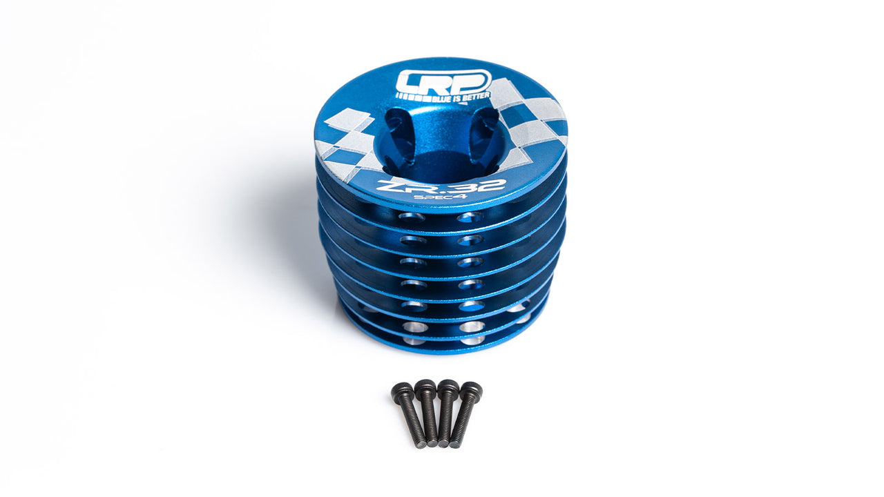 38531 - LRP ZR.32 Spec.4 Pullstart - Zylinderkopf mit Schrauben
