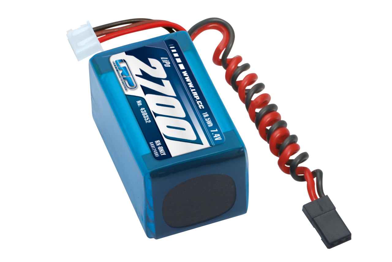 430352 - LRP LiPo 2700 RX-Pack 2/3A Hump - RX-only - 7.4V