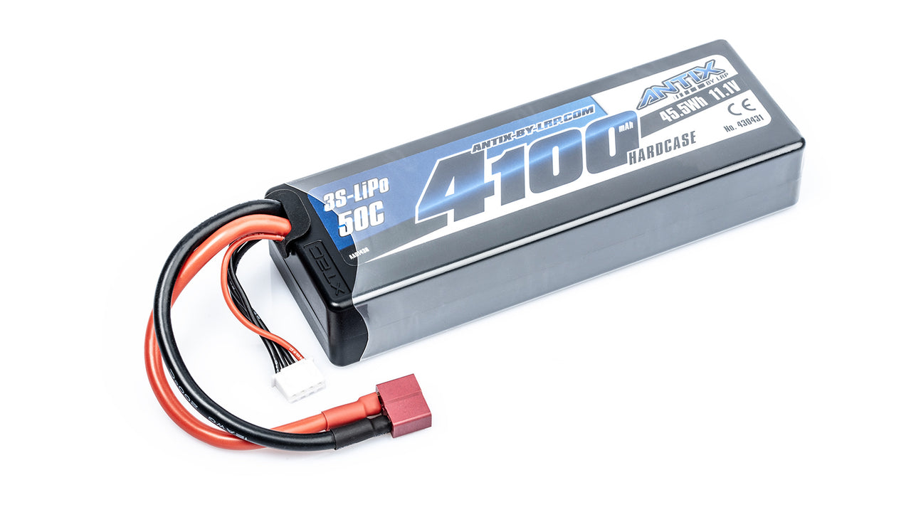 430431U - ANTIX by LRP 4100 - 11.1V - 50C LiPo Car Hardcase - T-Plug