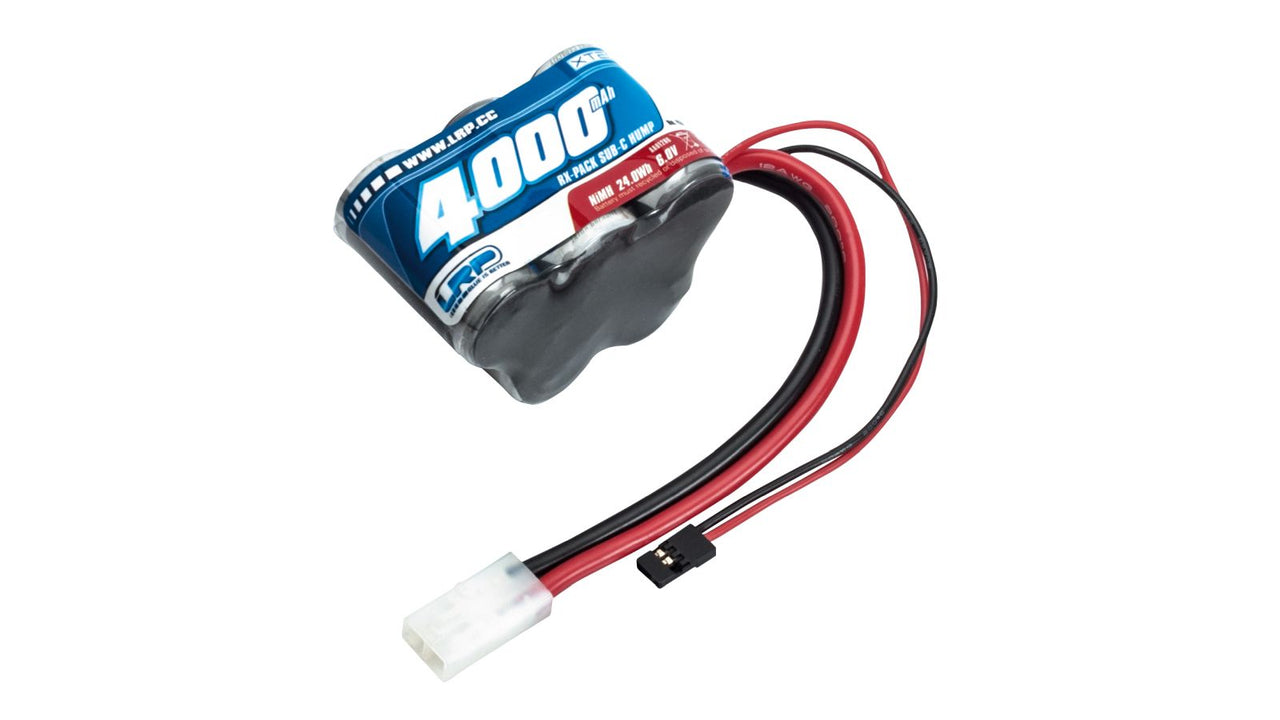 430608 - LRP XTEC 1/5 RX-Pack Hump SubC NiMH - Tamiya/JR - 6.0V - 4000mAh