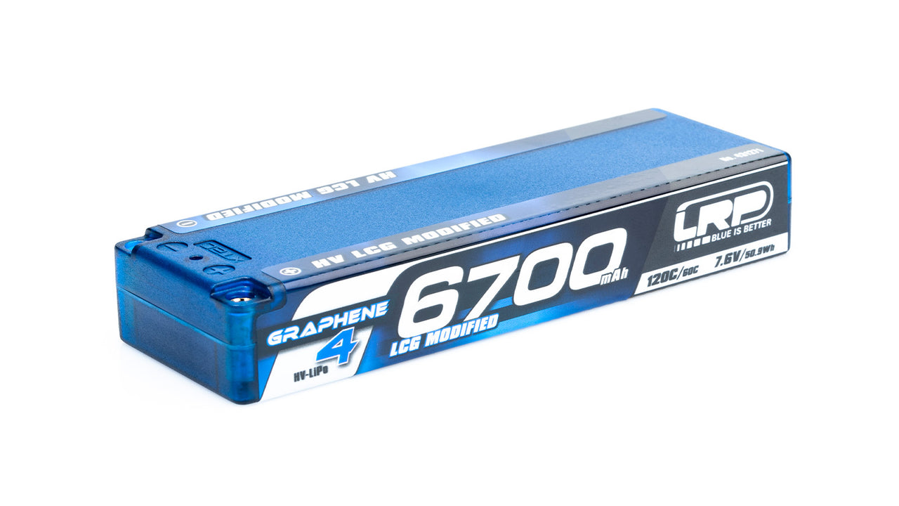 431271 - LRP HV LCG Modified GRAPHENE-4 6700mAh Hardcase Akku - 7.6V LiPo - 120C/60C