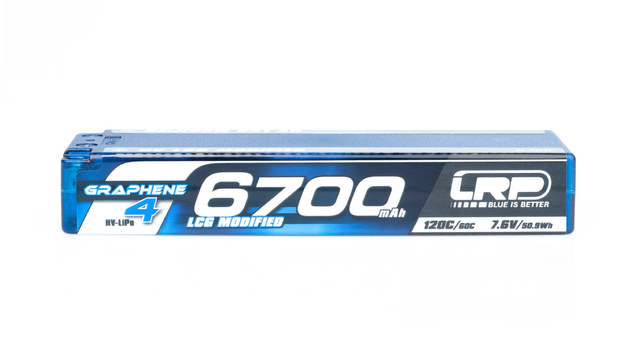 431271 - LRP HV LCG Modified GRAPHENE-4 6700mAh Hardcase Akku - 7.6V LiPo - 120C/60C