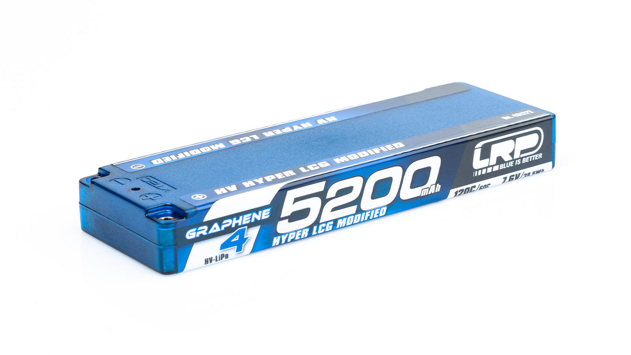 431272 - LRP HV Hyper LCG Modified GRAPHENE-4 5200mAh Hardcase Akku - 7.6V LiPo - 120C/60C