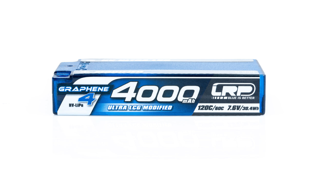 431273 - LRP HV Ultra LCG Modified Shorty GRAPHENE-4 4000mAh Hardcase Akku - 7.6V LiPo - 120C/60C
