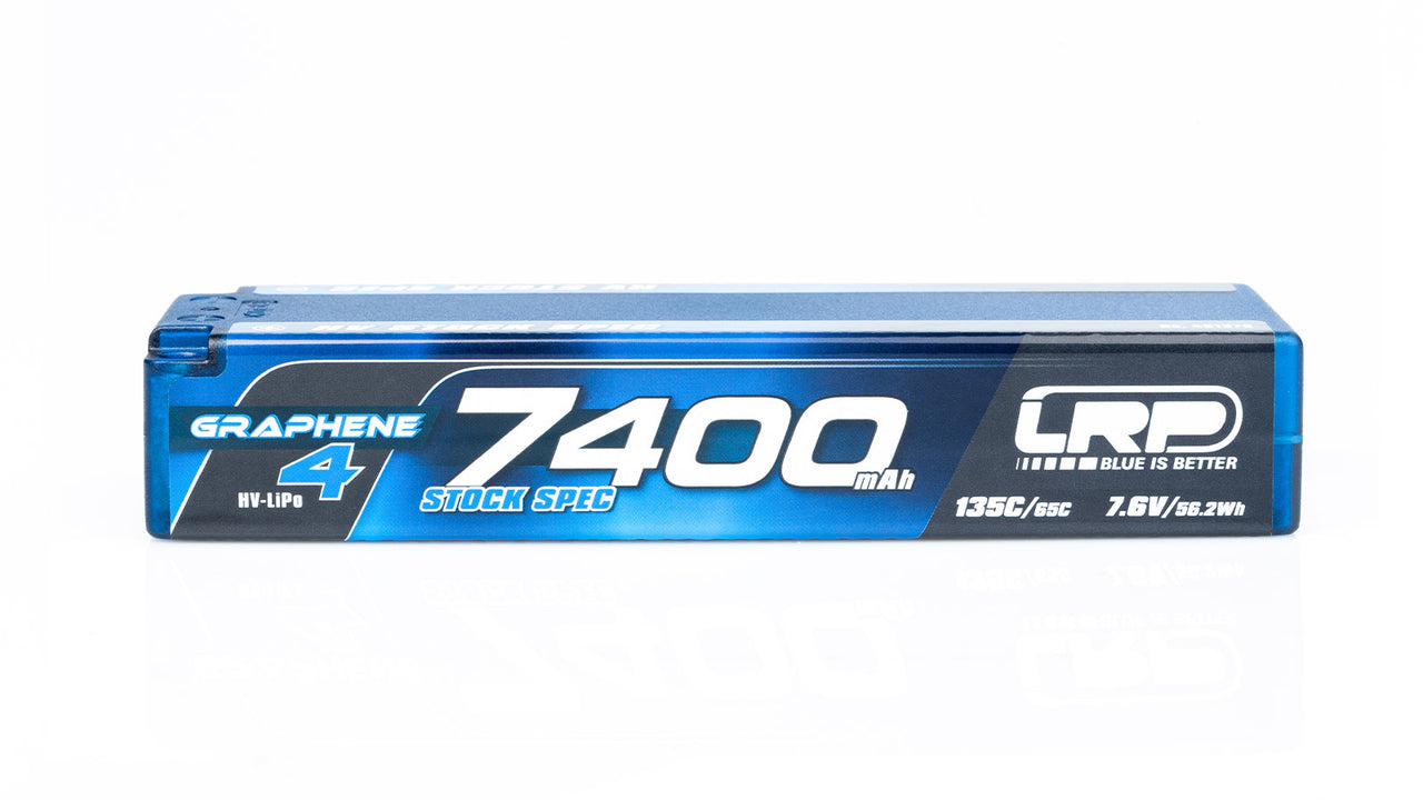 431276 - LRP HV Stock Spec GRAPHENE-4 7400mAh Hardcase Akku - 7.6V LiPo - 135C/65C