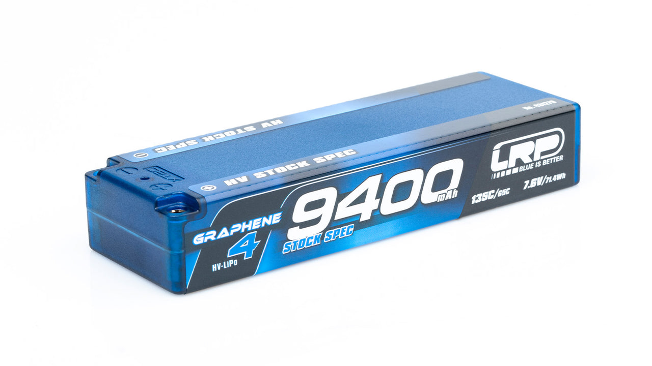 431279 - LRP HV Stock Spec GRAPHENE-4 9400mAh Hardcase Akku - 7.6V LiPo - 135C/65C