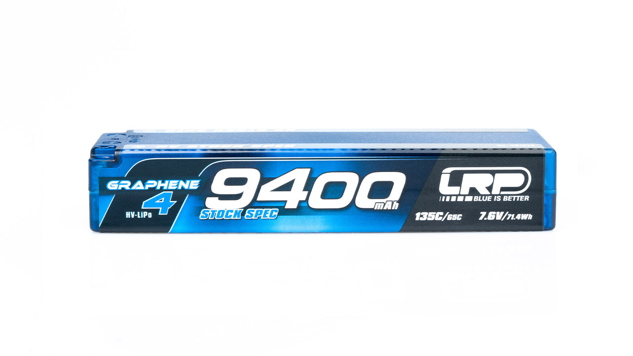 431279 - LRP HV Stock Spec GRAPHENE-4 9400mAh Hardcase Akku - 7.6V LiPo - 135C/65C