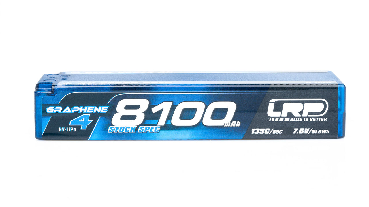 431280 - LRP HV Stock Spec GRAPHENE-4 8100mAh Hardcase Akku - 7.6V LiPo - 135C/65C