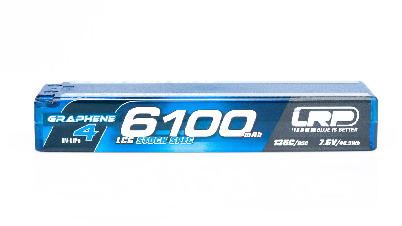 431281 - LRP HV LCG Stock Spec GRAPHENE-4 6100mAh Hardcase Akku - 7.6V LiPo - 135C/65C