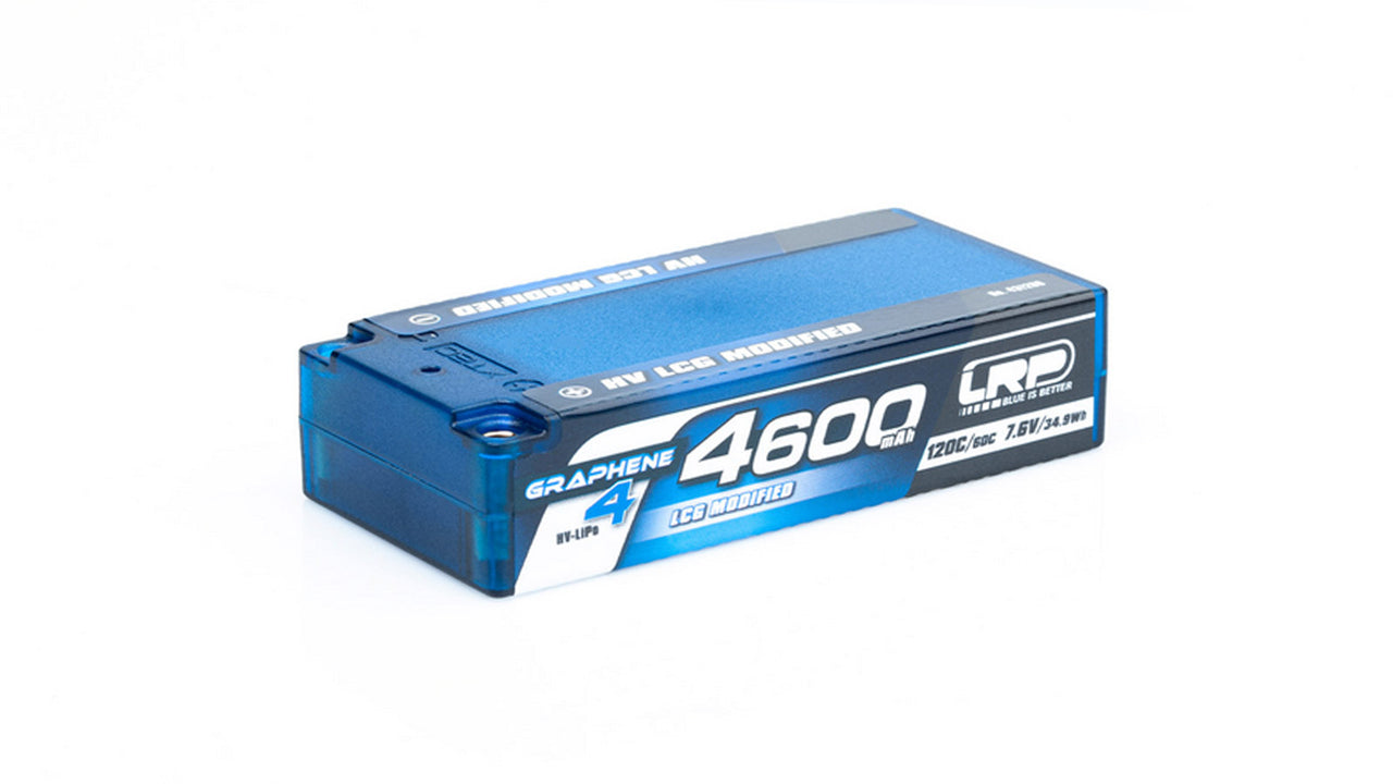 431286 - LRP HV LCG Modified Shorty GRAPHENE-4 4600mAh Hardcase Akku - 7.6V LiPo - 120C/60C