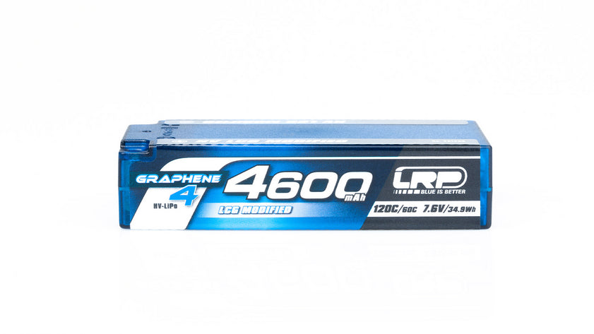 431286 - LRP HV LCG Modified Shorty GRAPHENE-4 4600mAh Hardcase Akku - 7.6V LiPo - 120C/60C