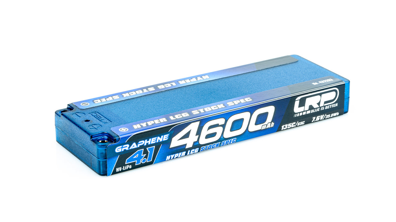 432283 - LRP HV Hyper LCG Stock Spec GRAPHENE-4.1 4600mAh Hardcase-Akku - 7,6 V LiPo - 135C/65C