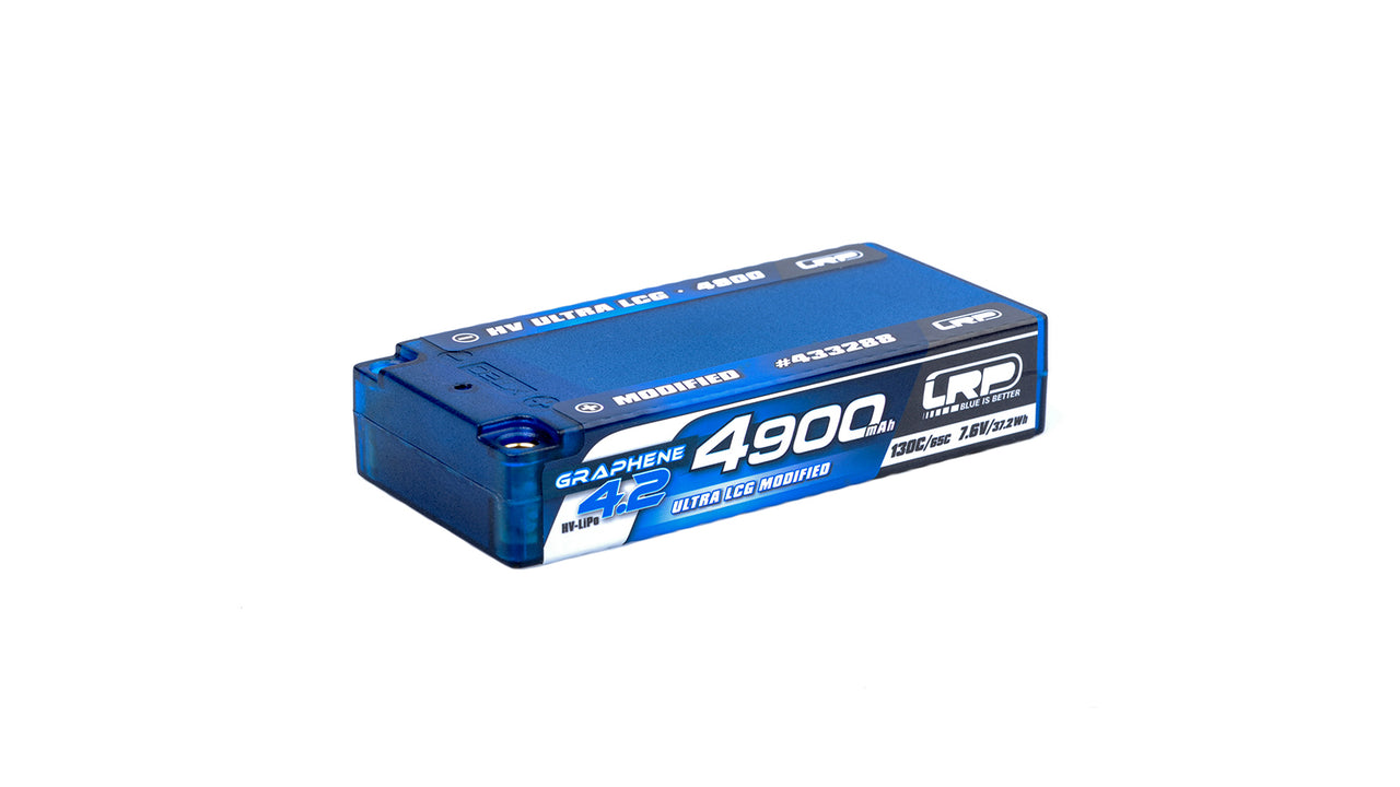 433288 - LRP HV Ultra LCG Modified Shorty GRAPHENE-4.2 4900mAh Hardcase-Akku - 7,6 V LiPo - 130C/65C