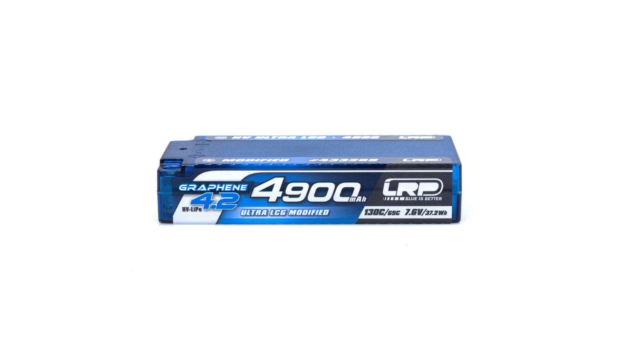433288 - LRP HV Ultra LCG Modified Shorty GRAPHENE-4.2 4900mAh Hardcase-Akku - 7,6 V LiPo - 130C/65C
