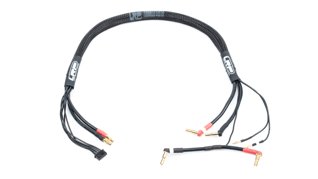 499100 - LRP 2x 2S-Ladekabel - 60cm - 4mm  XH | 4/5mm + 2mm