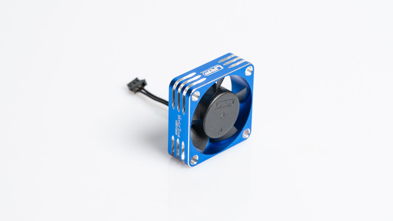 501831 - LRP WorksTeam Aluminium HighRev. Reglerlüfter 30x30x10mm - 1S/2S - Reglerstecker