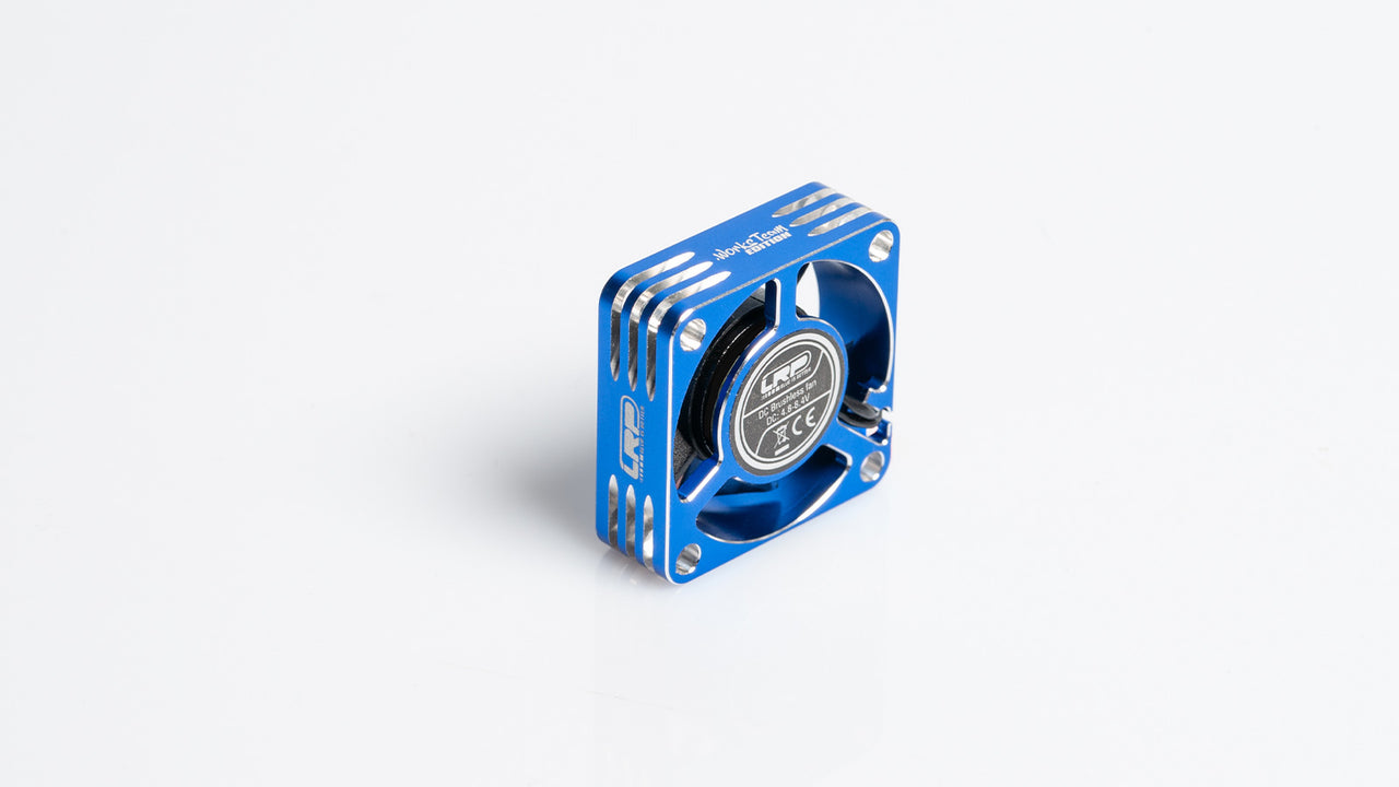 501831 - LRP WorksTeam Aluminium HighRev. Reglerlüfter 30x30x10mm - 1S/2S - Reglerstecker