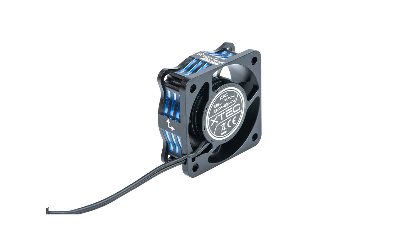 501857 - LRP WorksTeam Aluminium SuperHighRev. Motorlüfter 40x40x15mm - 1S/2S - Empfängerstecker