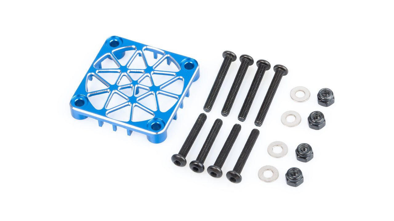 501980 - LRP WorksTeam Aluminium Schutzgitter für 30mm Lüfter - blau