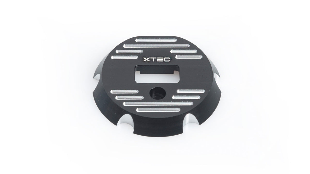 520500 - LRP X22 Aluminium Endplatte - schwarz