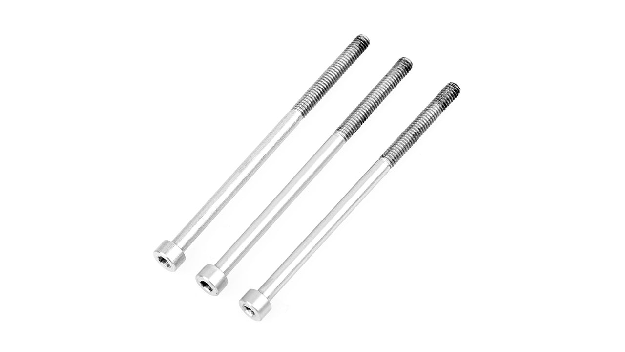 520552 - LRP X22 Stock Spec M2.5x45mm Schrauben - Aluminium (3 Stk)