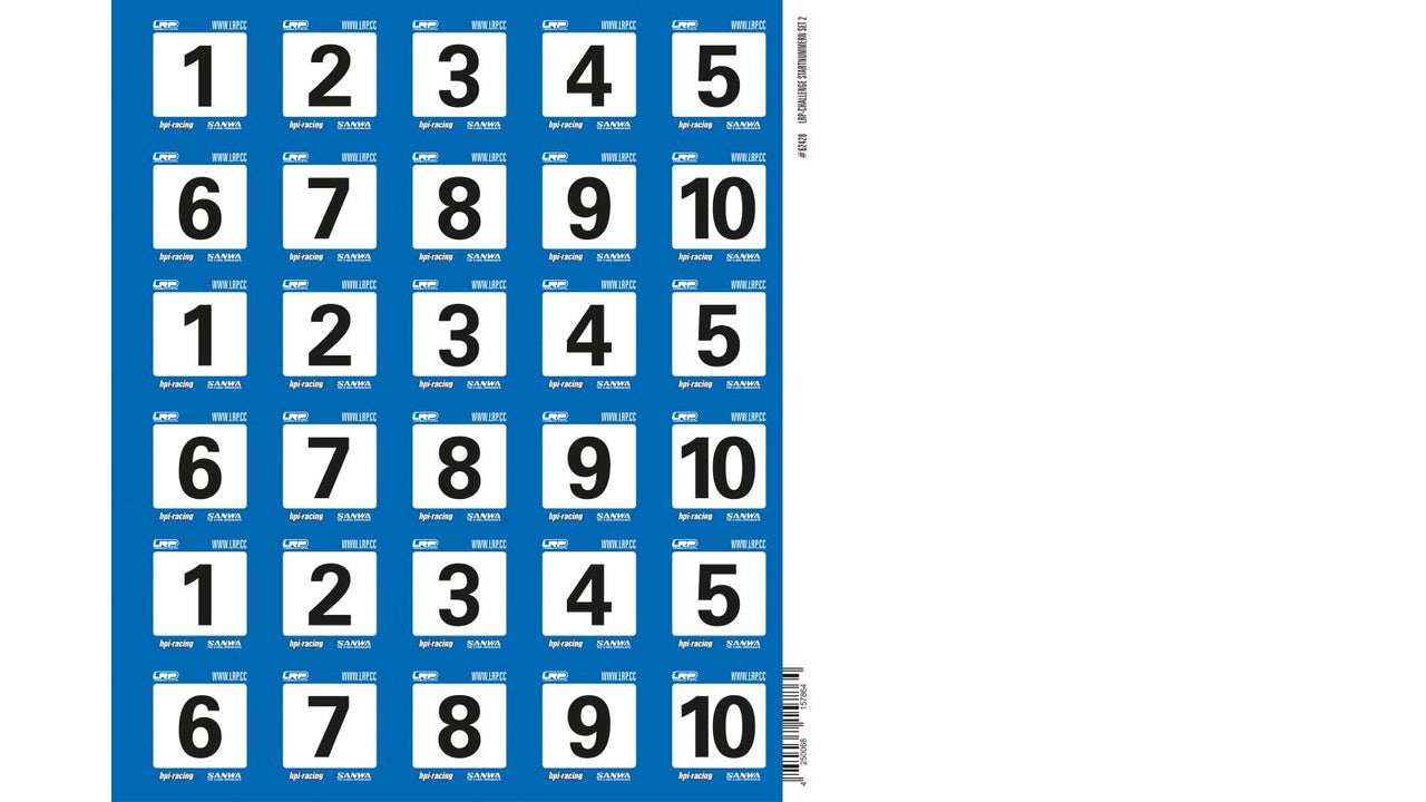 62428 - LRP Challenge Startnummern Set 2