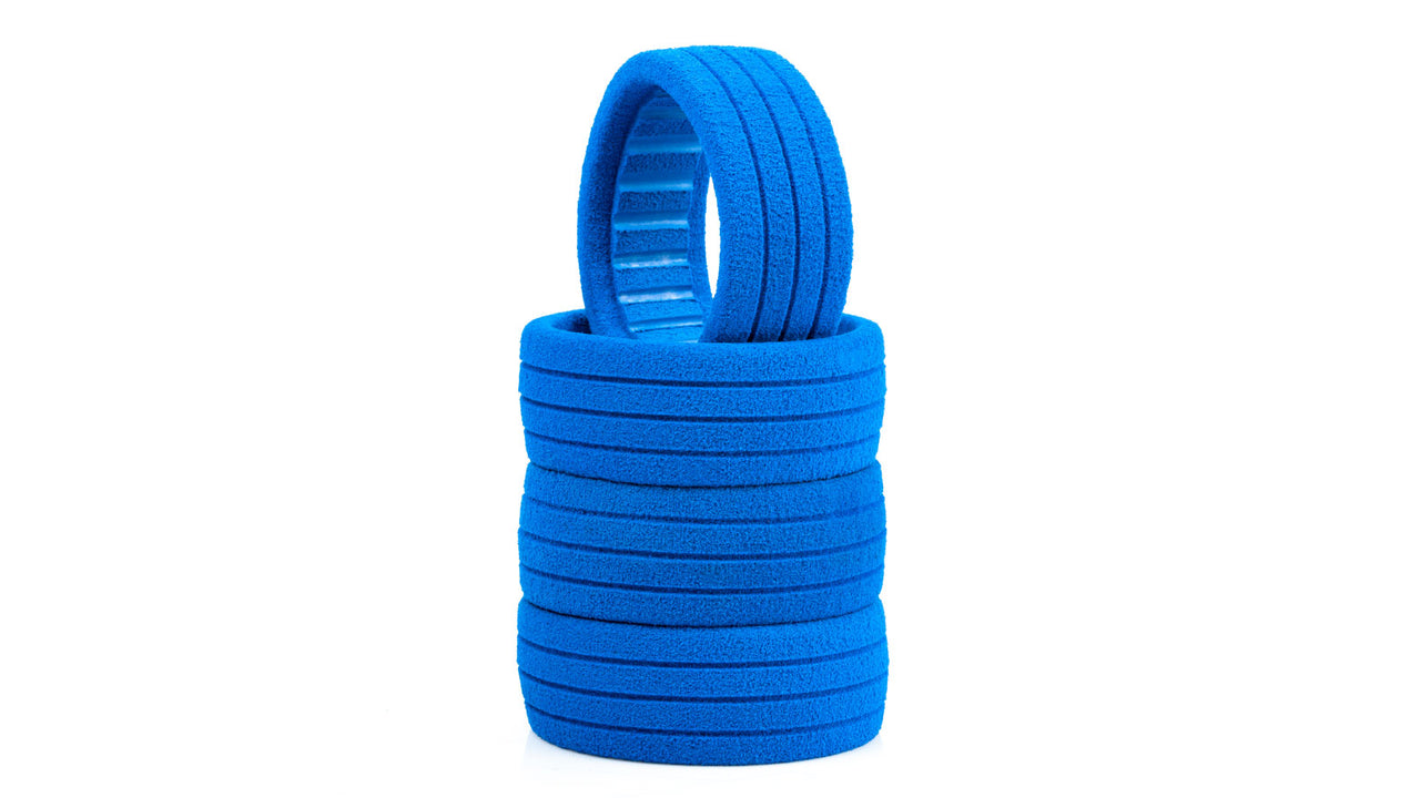 65533 - LRP VTEC - 1/8 Buggy - Closed Cell Reifeneinlage, blau (4 Stk.)