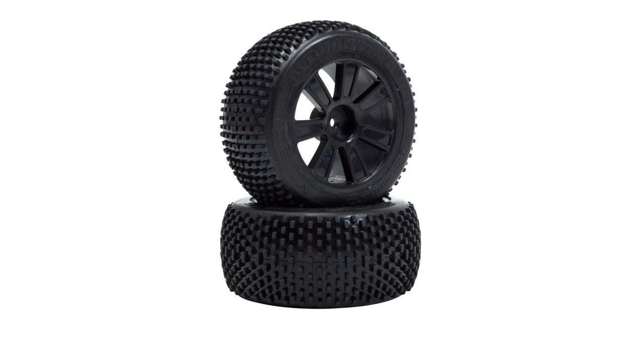 65550J - LRP VTEC Kamikaze 10 Komplettrad hinten - 1/10 Buggy J-Compound