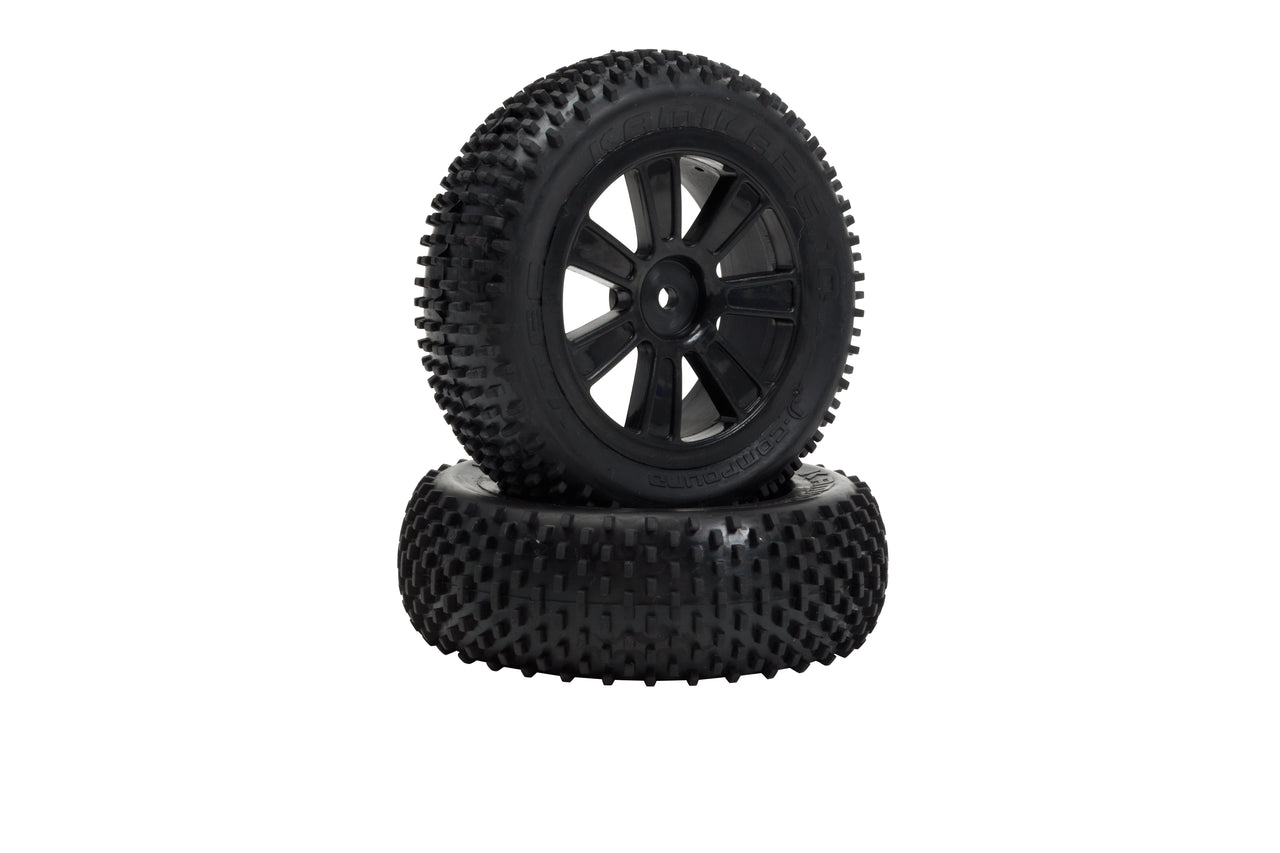65552J - LRP VTEC Kamikaze 10 4WD vorne Komplettrad- 1/10 Buggy J-Compound