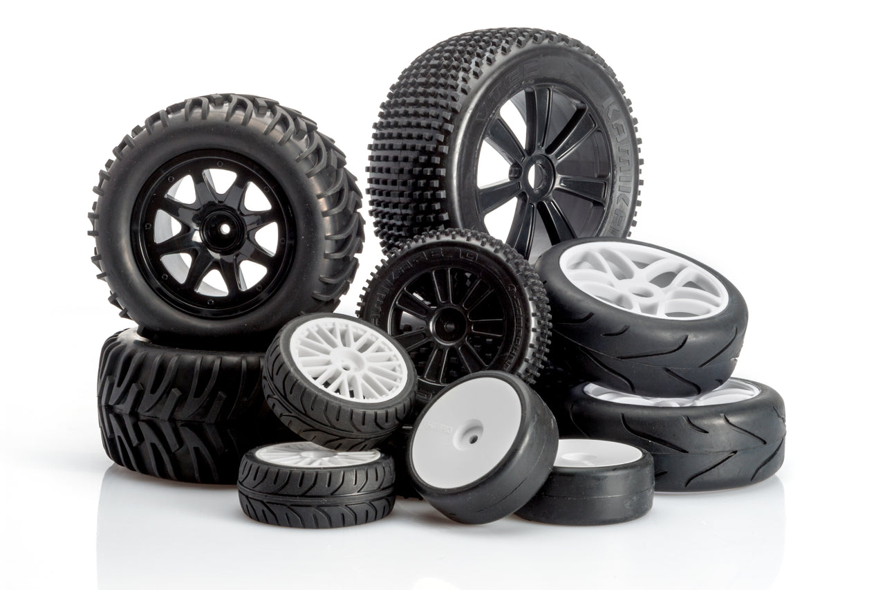 65552J - LRP VTEC Kamikaze 10 4WD vorne Komplettrad- 1/10 Buggy J-Compound