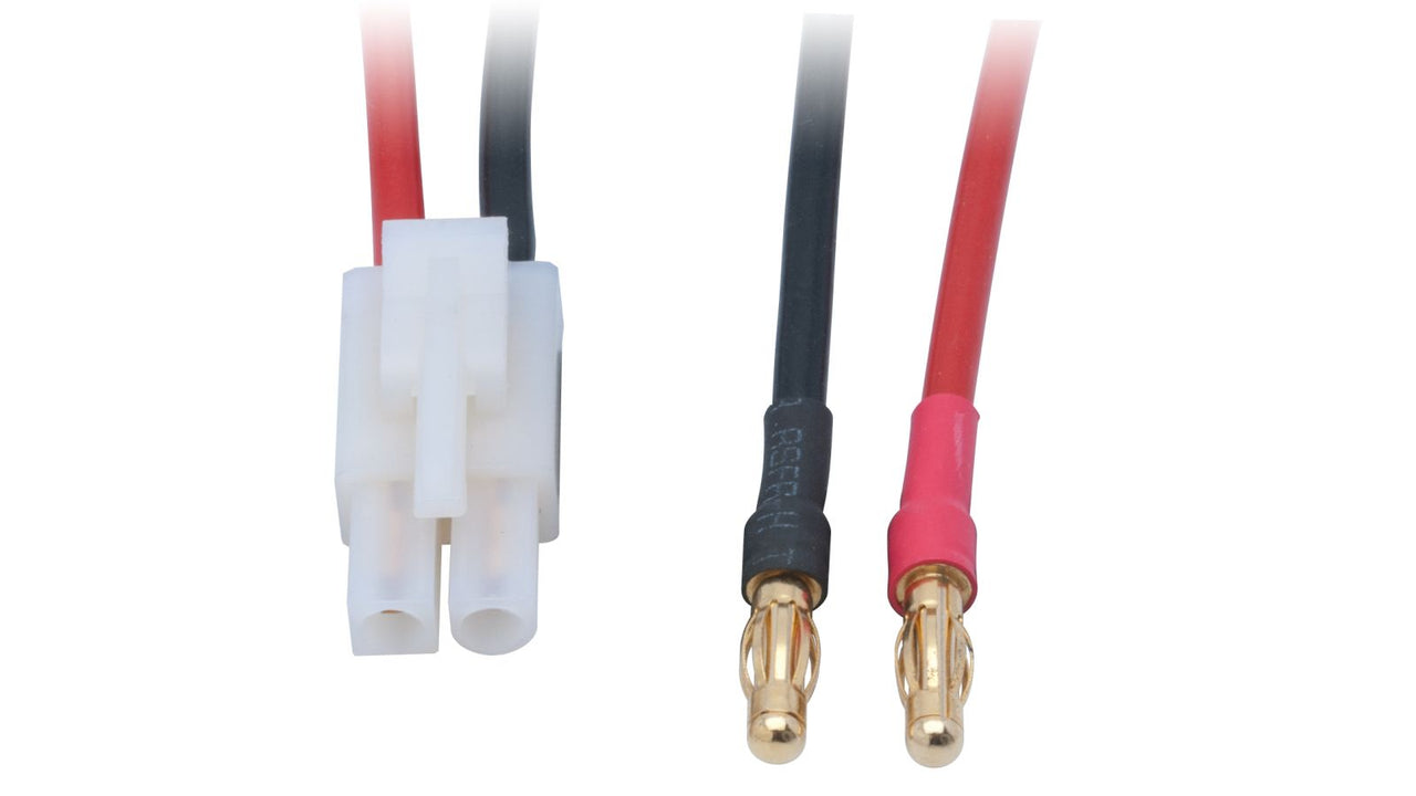 65820 - LRP Ladekabel - 50cm - 4mm auf Tamiya / JST Stecker
