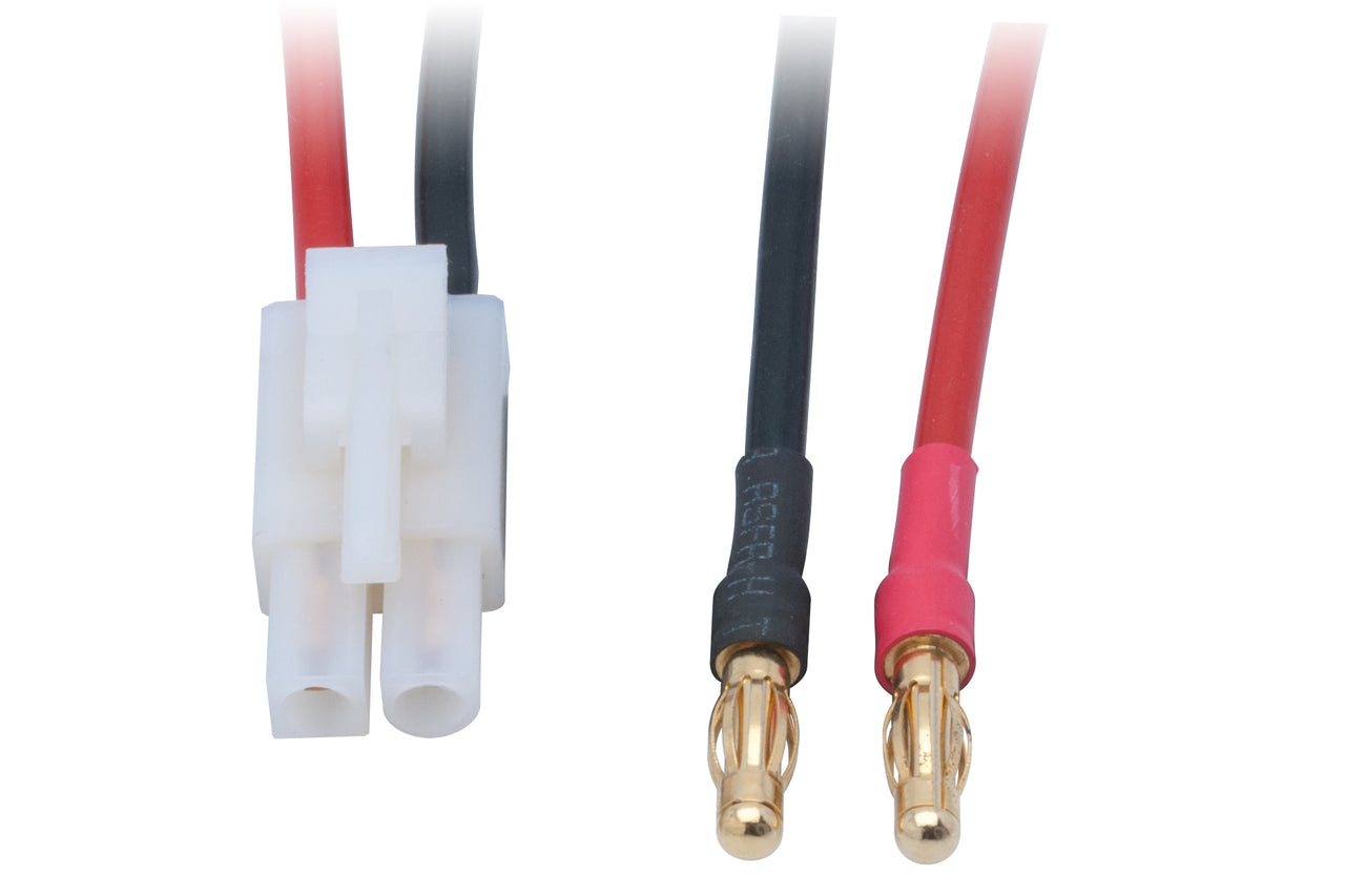 65820 - LRP Ladekabel - 50cm - 4mm auf Tamiya/JST Stecker