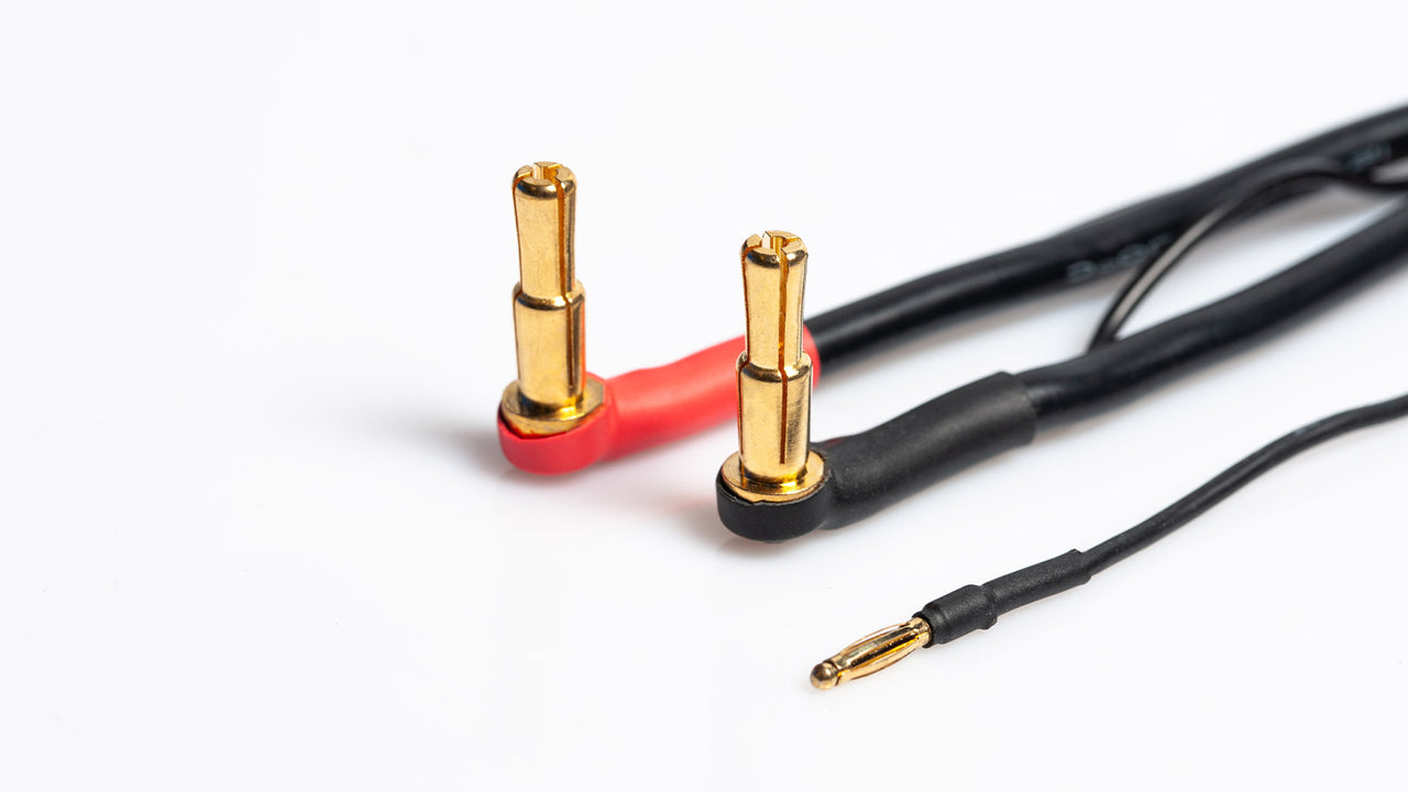 65898 - LRP 2S-Ladekabel - 35cm - 4mm, XH zu 4 / 5mm, 2mm