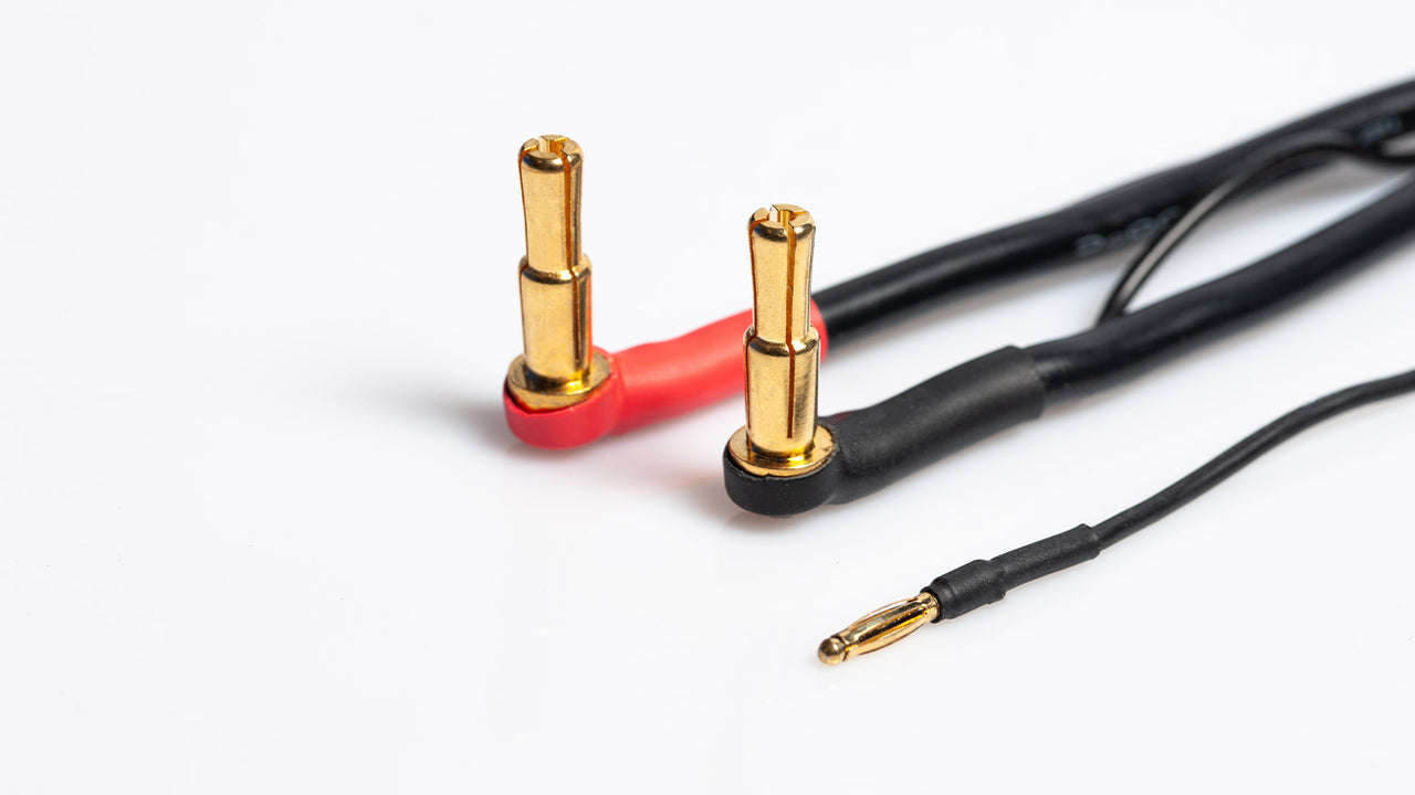 65899 - LRP 2S-Ladekabel - 35cm - 4mm, EHR to 4/5mm, 2mm