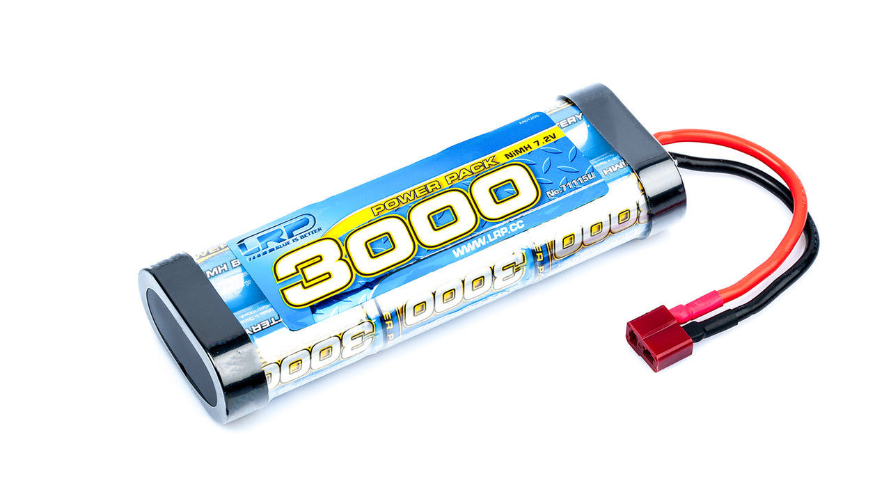 71115U - LRP Power Pack 3000 - 7.2V - 6-Zellen - US-style Stecker - NiMH Stickpack