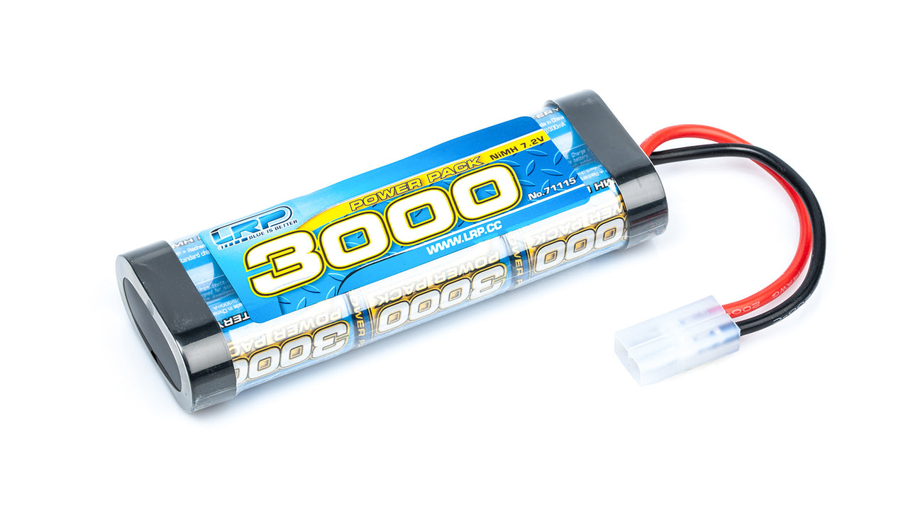 71115 - LRP Power Pack 3000 - 7.2V - 6-Zellen - Tamiya/JST Stecker - NiMH Stickpack
